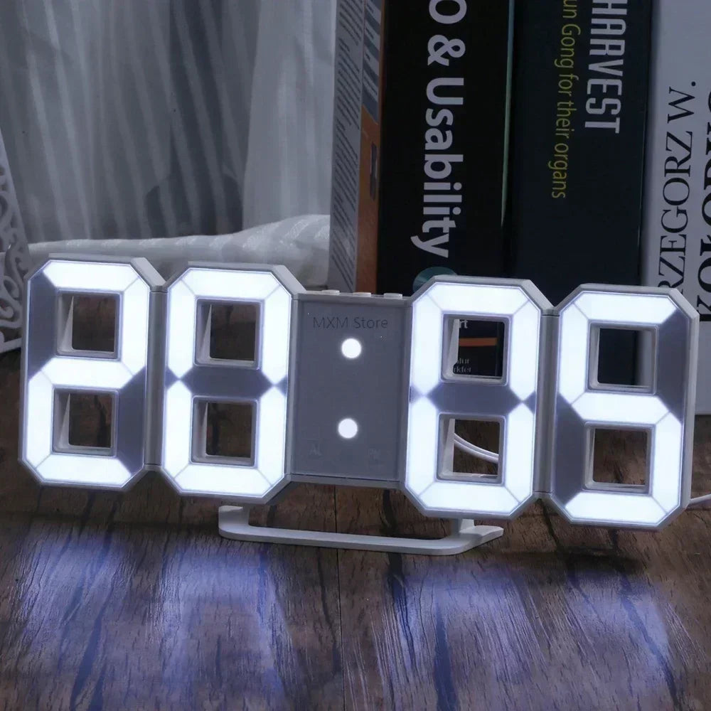 Horloge murale LED 3D