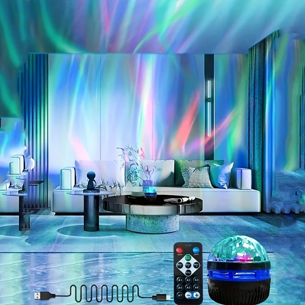 LED Galaxy Ocean Wave Projector RGB Lamp