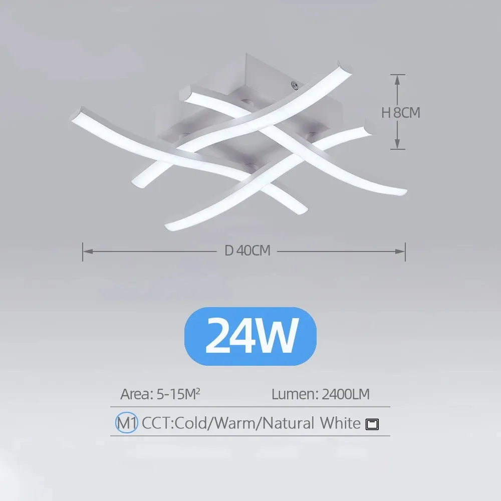 Plafonnier LED moderne