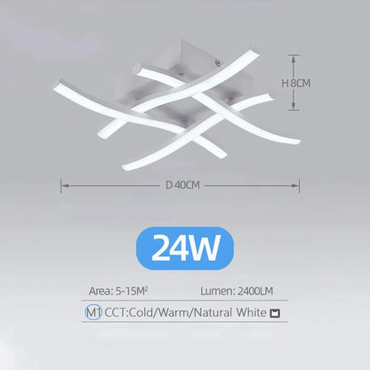 Plafonnier LED moderne