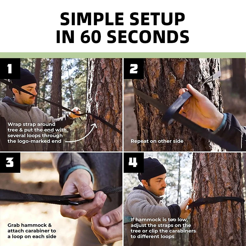 Hamac de camping portable en plein air