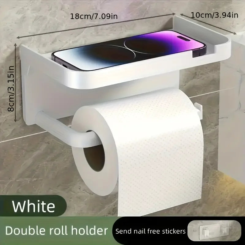 Porte-papier toilette multifonctionnel
