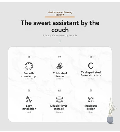 Sofa, Cabinets, Bedside Tables, Small Coffee Tables, Movable Small Side Tables, Leisure Small round Tables in the Living Room