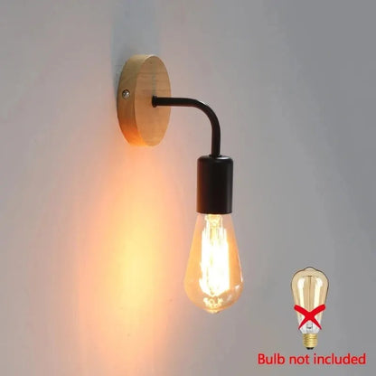 Applique murale vintage en bois