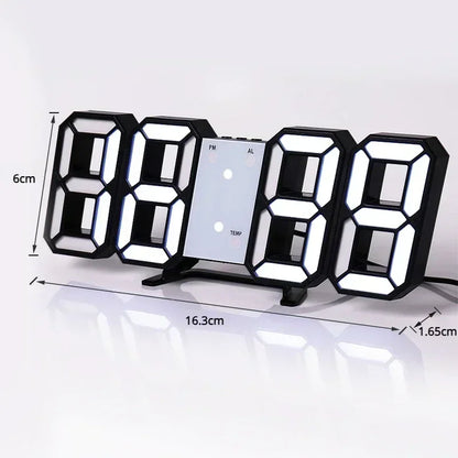 Horloge murale LED 3D
