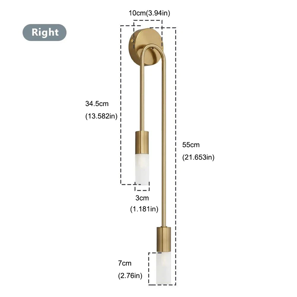 Nordic Luxury LED Wall Lamp