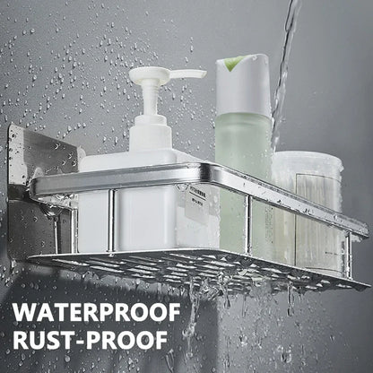 Étagère d'angle murale sans perçage