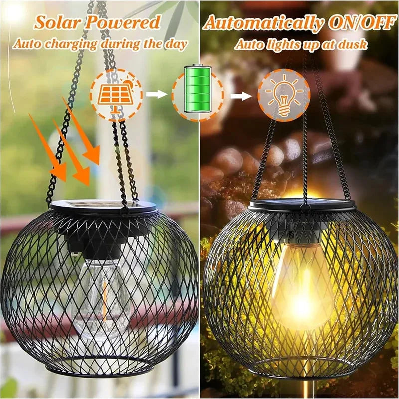 Outdoor Hanging Waterproof Decorative Garden Lights