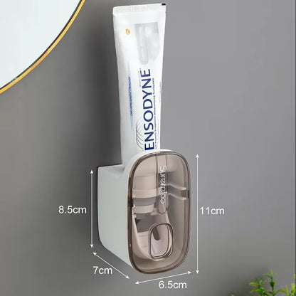 Distributeur automatique de dentifrice mural