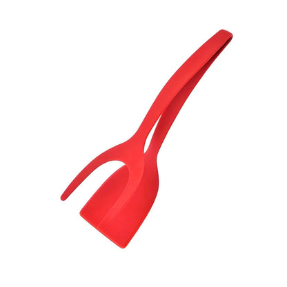 2-in-1 Spatula Tongs Flip Tool