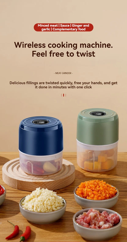 Electric Mini Garlic Chopper