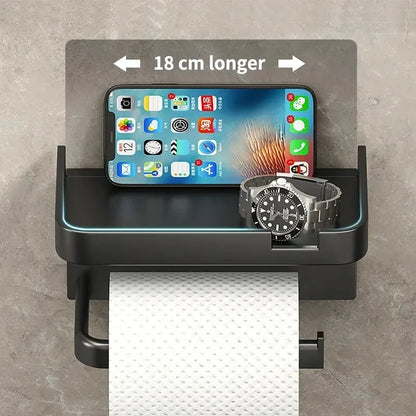 Porte-papier toilette multifonctionnel