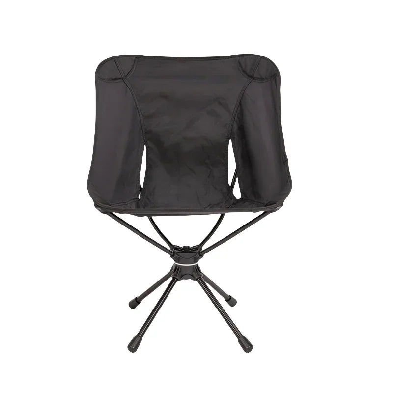 Chaise pivotante pliante portable d'extérieur