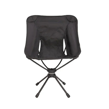 Chaise pivotante pliante portable d'extérieur