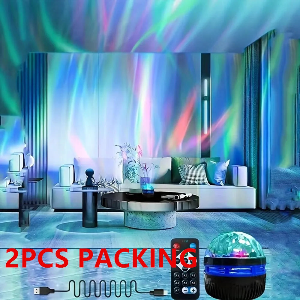 LED Galaxy Ocean Wave Projector RGB Lamp