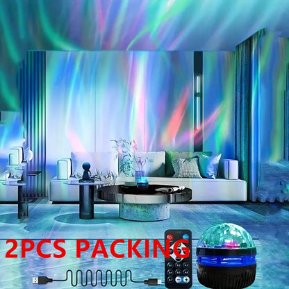 LED Galaxy Ocean Wave Projector RGB Lamp