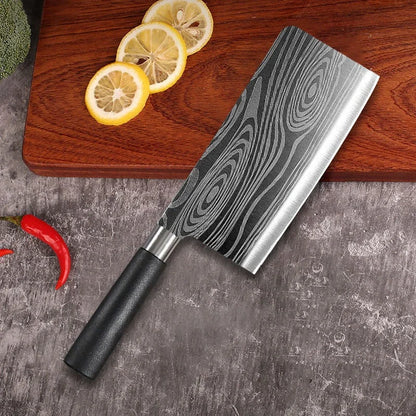 Laser Damascus Kitchen Knife Set