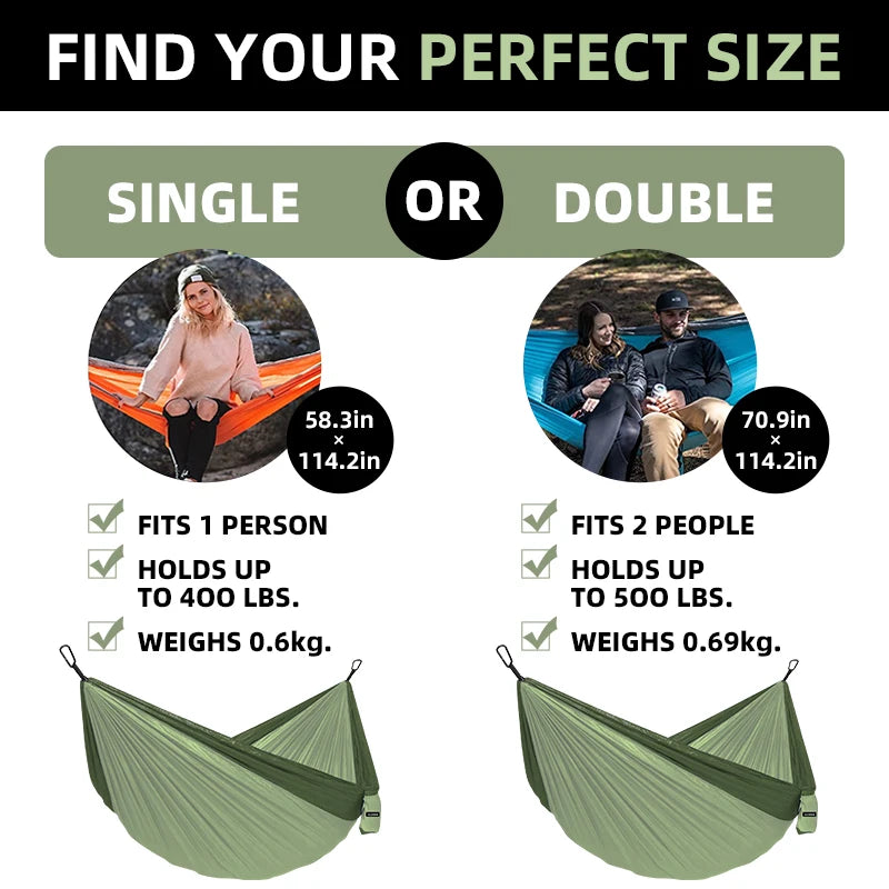 Hamac de camping portable en plein air