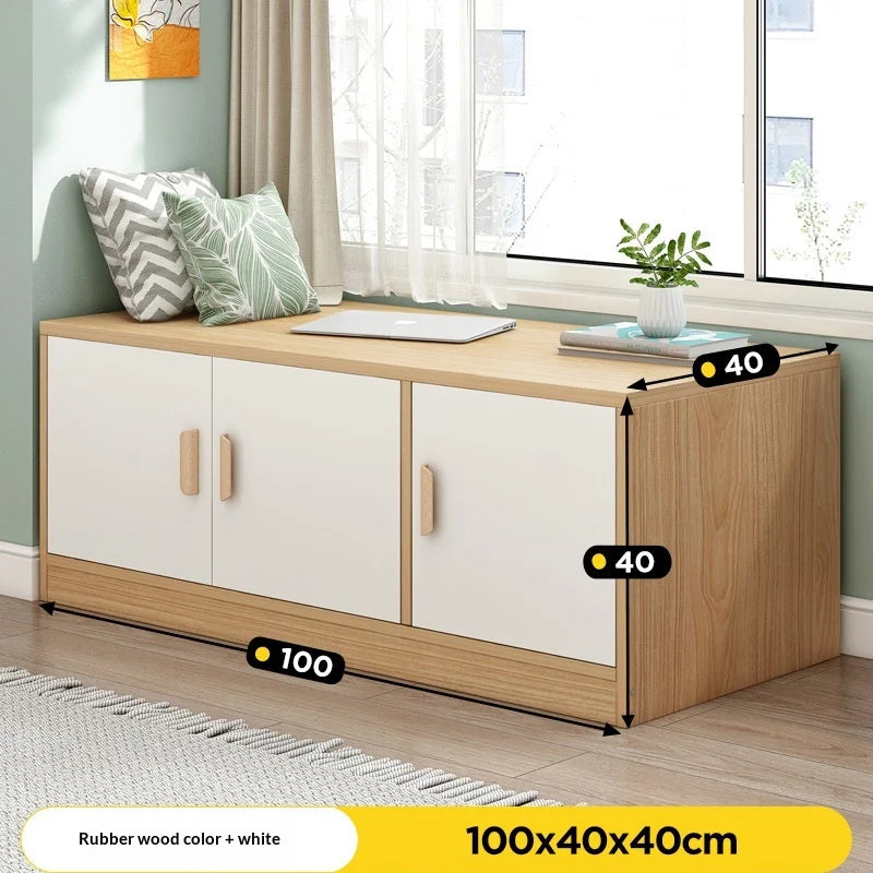 Living Room Storage Cabinet Bay Window Drawer Dresser Sideboard Floor Cabinet Small Apartment Minimalist Home Furniture Home