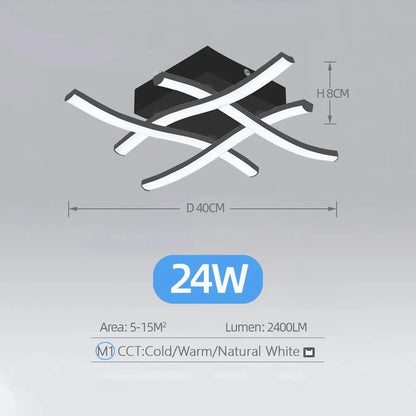 Plafonnier LED moderne