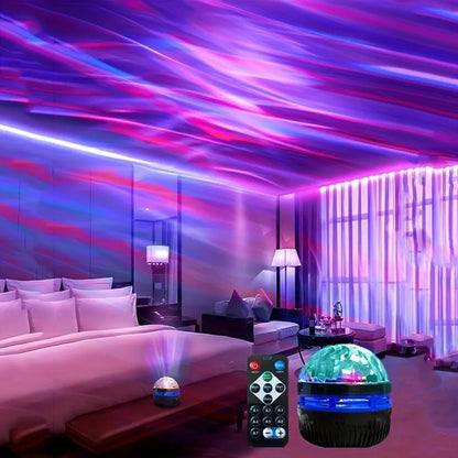 LED Galaxy Ocean Wave Projector RGB Lamp