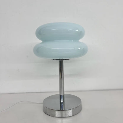 Lampe de table en verre Macaron