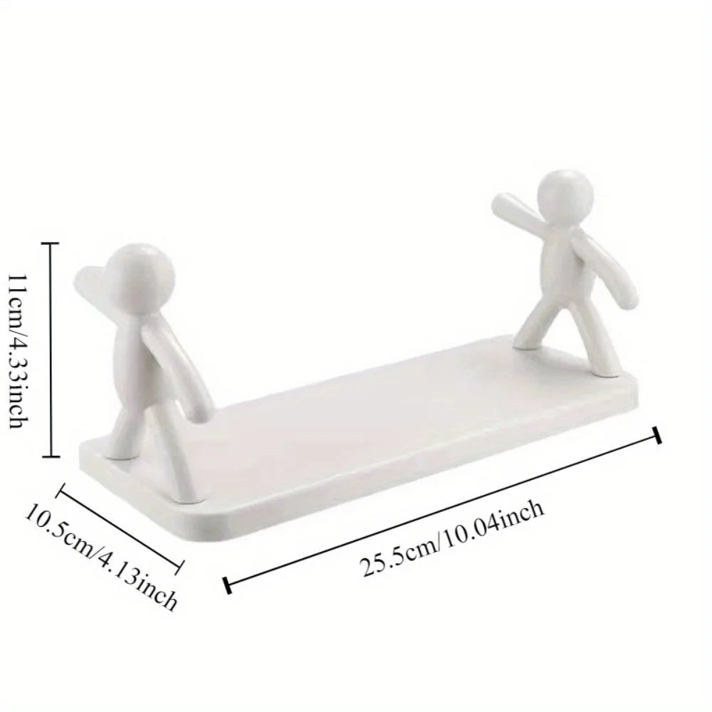 Étagère de rangement pour petites personnes de dessin animé