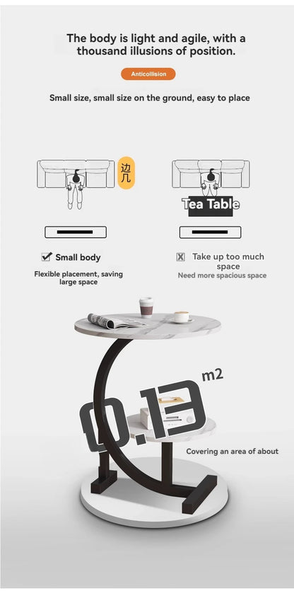 Sofa, Cabinets, Bedside Tables, Small Coffee Tables, Movable Small Side Tables, Leisure Small round Tables in the Living Room