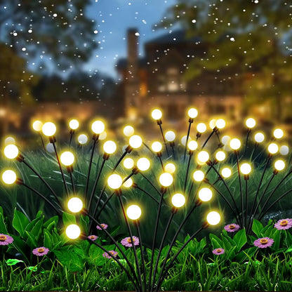 Upgraded Solar Firefly Garden Lights