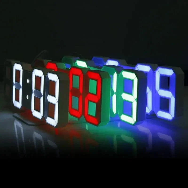 Horloge murale LED 3D