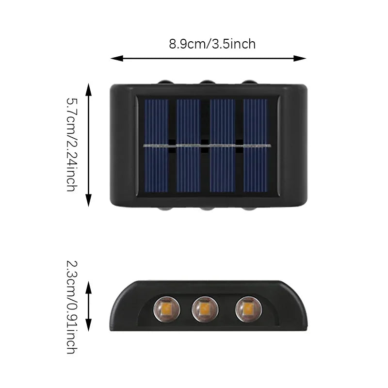 Solar LED Wall Light