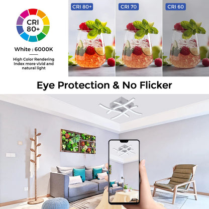 Plafonnier LED moderne