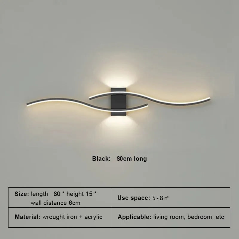 Modern LED Strip Wall Lamp