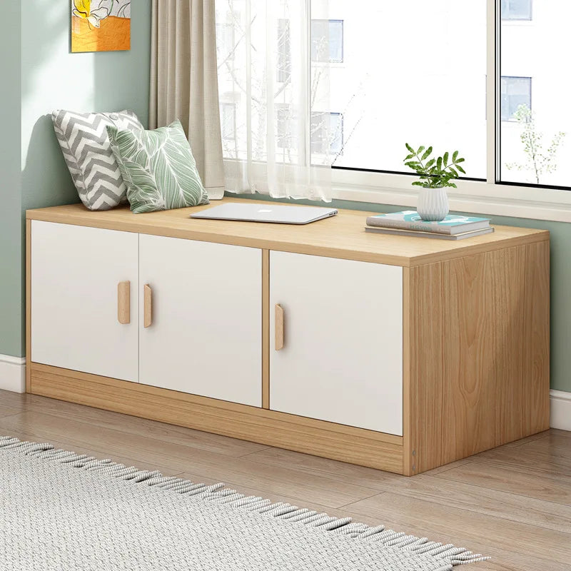 Living Room Storage Cabinet Bay Window Drawer Dresser Sideboard Floor Cabinet Small Apartment Minimalist Home Furniture Home