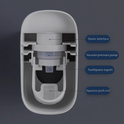 Distributeur automatique de dentifrice mural