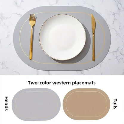 Sets de table en cuir PU