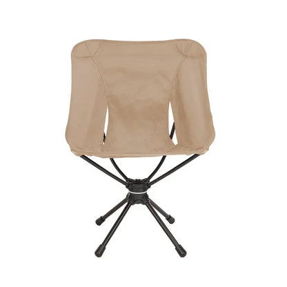 Chaise pivotante pliante portable d'extérieur