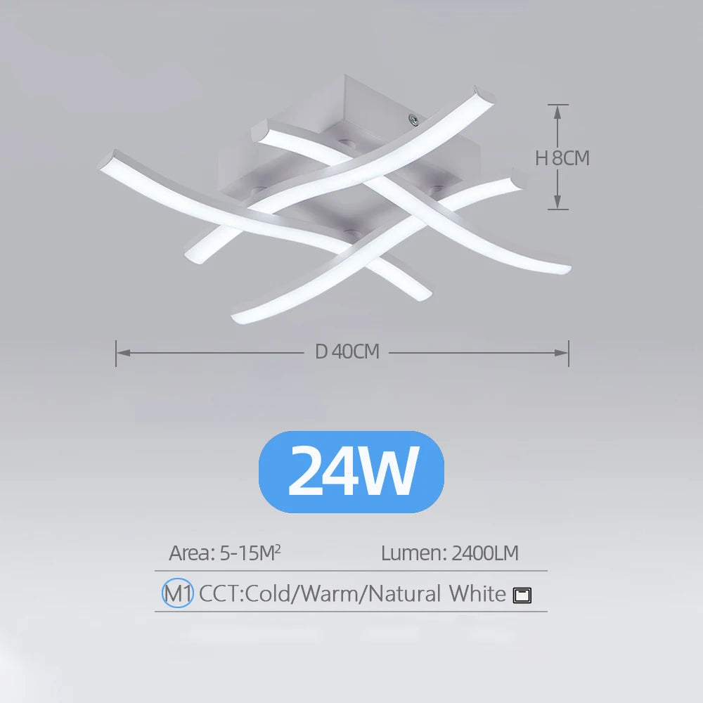 Plafonnier LED moderne