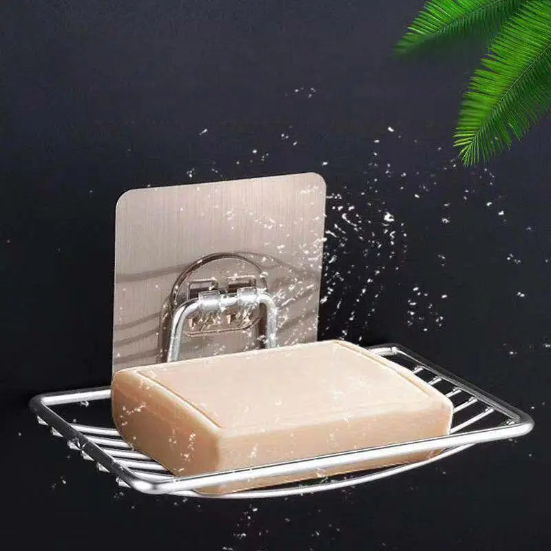 Porte-savon mural en acier inoxydable