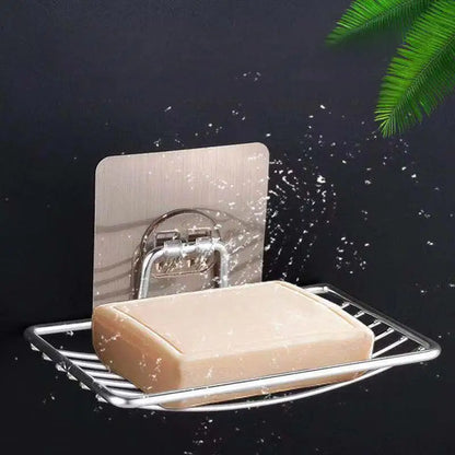 Porte-savon mural en acier inoxydable