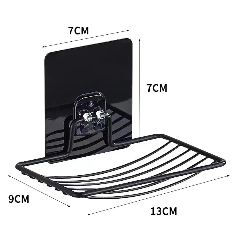 Porte-savon mural en acier inoxydable