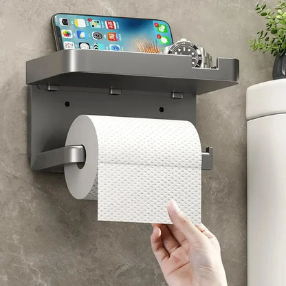Porte-papier toilette multifonctionnel