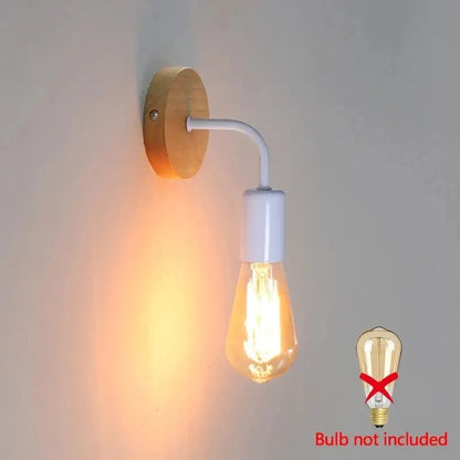 Applique murale vintage en bois