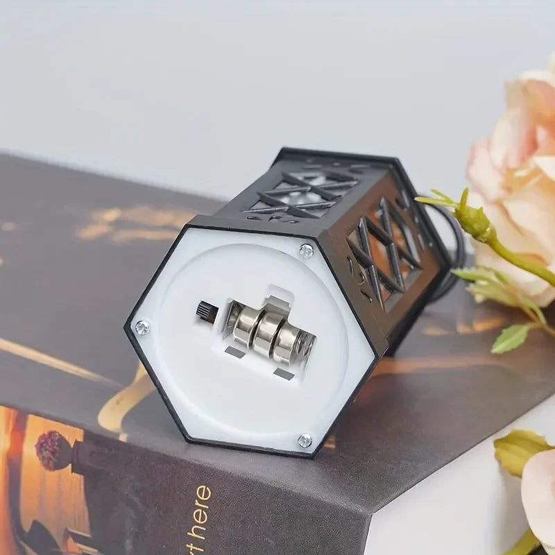 Retro Hexagonal LED Desktop Lamp