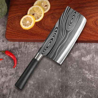 Laser Damascus Kitchen Knife Set