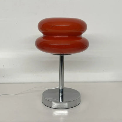 Lampe de table en verre Macaron