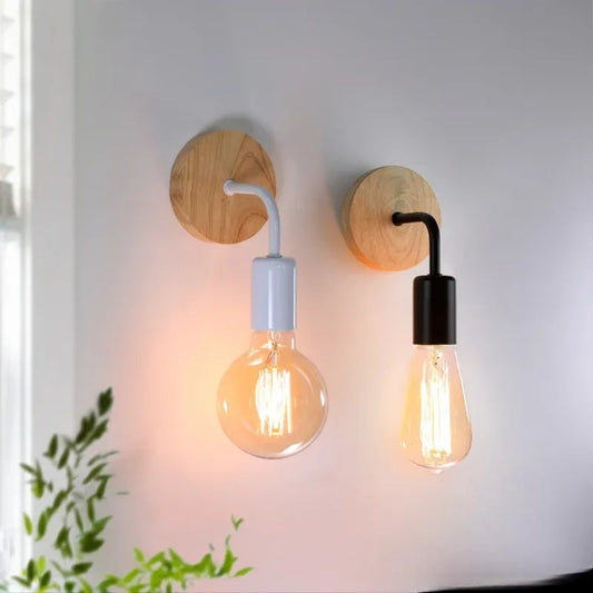 Applique murale vintage en bois