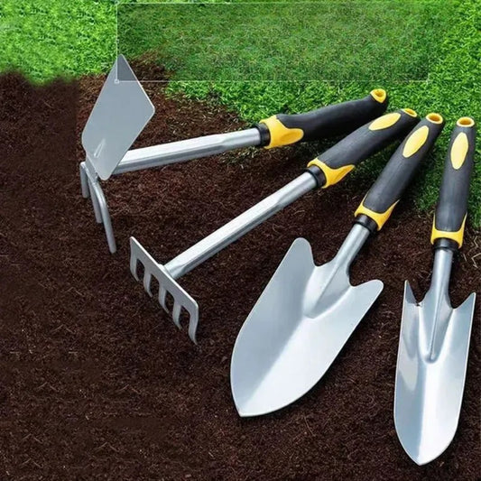 Outils de jardinage en acier inoxydable 4 pièces